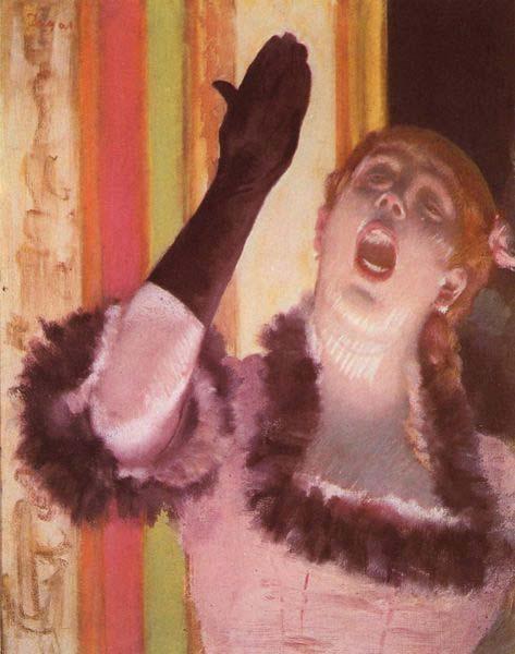 Edgar Degas The Singer with the Glove Germany oil painting art